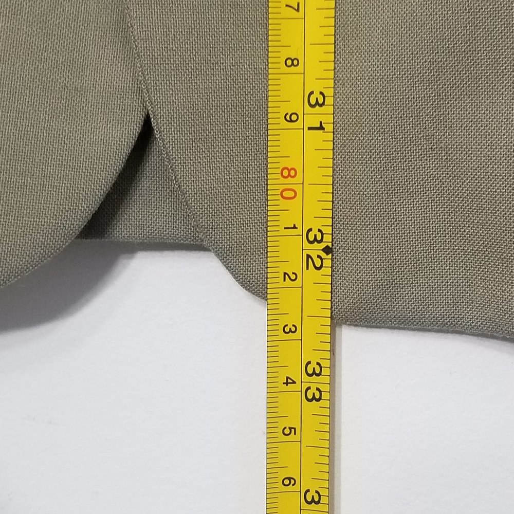 Vintage Boulevard Club Khaki  Oversized Professor Wool Blend Blazer Sport Pocket - Picture 7 of 10